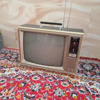 تلوزیون قدیمی سیاه سفید ناسیونال کاملا سالم