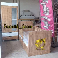 سرویس تخت کودک مدل مونته سوری کشو باکسی|تخت و سرویس خواب|رشت, استقامت ۲|دیوار