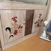 آکواریوم با میز و وسایل|ماهی|فلاورجان, |دیوار