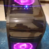 کیس شخصی با مانیتور خونگی rgb مناسب گیم و همه کار