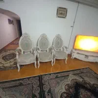 باسلام مبلمان ۹نفره از جنس چوب اصل راش|مبلمان خانگی و میز عسلی|کرج, شعبان‌آباد|دیوار