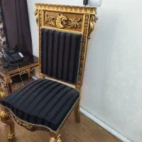 مبلمان استیل 7نفره با نهارخوری 6نفره چوب کار دست|مبلمان خانگی و میز عسلی|تهران, شادمان|دیوار
