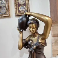 مجسمه قلع وسرب  کوزه به دست|مجسمه، تندیس، ماکت|تهران, دژکام|دیوار