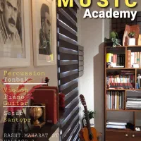 آموزش گیتار پیانو فلوت آواز ویلن تنبک دف سنتور تار|خدمات آموزشی|رشت, گلباغ نماز|دیوار