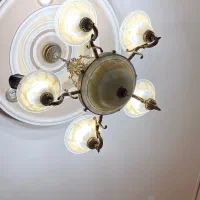 لوستر ۵شعله|لوستر و چراغ آویز|قزوین, |دیوار