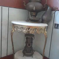 ست سماور و میز برنز