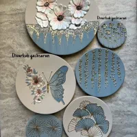 بشقاب دیوارکوب سفالی|تابلو، نقاشی، عکس|یاسوج, |دیوار