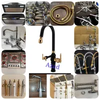 نصب شیرآلات و روشویی و لوستر و پرده و سینک