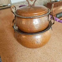 سرویس قابلمه ی مسی، چکشی زنجان دست ساز