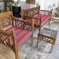 مبل سنتی 9 نفره|مبلمان خانگی و میز عسلی|الوند, |دیوار