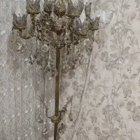 لوستر ایستاده برنز 9 شاخه