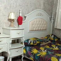 سرویس چوب با تخت و تشک تخت فنری رویال ۵تومن