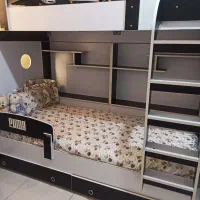تخت دو طبقه تمام ام دی آف|تخت و سرویس خواب|تهران, انبار نفت|دیوار