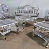 (مبل نایس) ۹نفره با میز جلو مبلی