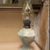چراغ نفتی سنگی مرمر
