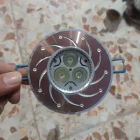 ۴۰ عدد قاب استیل هالوژن ضخیم و 12 متر کابل 2*4