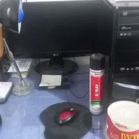 کامپیوتر و کیس مشکی