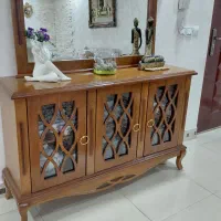 آینه وکنسول چوبی