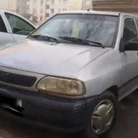 پراید نقره ای مدل ۸۵ دوگانه