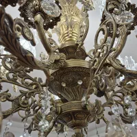 لوستر برنجی|لوستر و چراغ آویز|تبریز, |دیوار