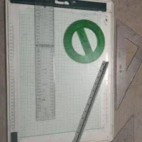 تخته رسم به همراه خط کش T و ...|لوازم التحریر|فولادشهر, مسکن مهر فولادشهر|دیوار