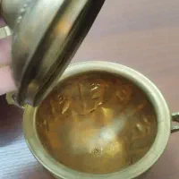 یک جفت قندان برنجی|صنایع دستی و سایر لوازم تزئینی|تهران, قصر فیروزه ۲|دیوار