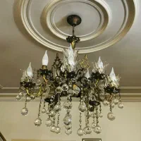 دو عدد لوستر برنج|لوستر و چراغ آویز|تهران, منیریه|دیوار