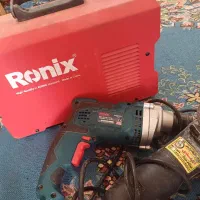 سه عدد دستگاه موتور جوش و سنگ فرس و دریل