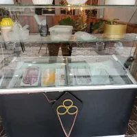 یخچال فریزر بستنی ویترین دار