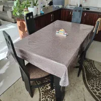 میز غذاخوری 6نفره چوب ترک