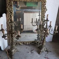 آینه و شمعدان|صنایع دستی و سایر لوازم تزئینی|همدان, |دیوار