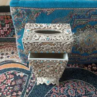 سطل زباله وجای دستمال کاغذی|صنایع دستی و سایر لوازم تزئینی|رامهرمز, |دیوار