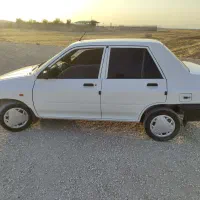 پراید سفید مدل 95 دوگانه کارخانه اتاق 403