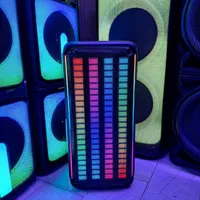 اسپیکر باند شارژی برقی قابل حمل رقص نوردار آکبند|سیستم صوتی خانگی|مشهد, سراب|دیوار