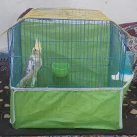 قفس با وسایل کامل  تمیز تمیز