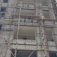 جوشکاری سقف کاذب نما با لیزر و تخته چوب بست