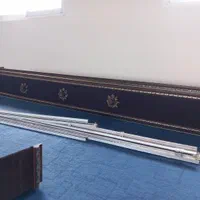 کتیبه پرده با طرح‌گل|پرده، رانر، رومیزی|آمل, |دیوار