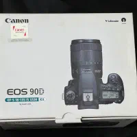 دوربینCanon 90D با لنز کیت ۱۳۵-۱۸ در حد نو باجعبه|دوربین عکاسی و فیلم‌برداری|گنبد کاووس, |دیوار