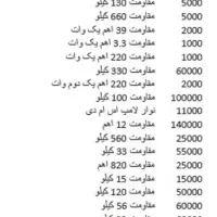 فروش قطعات الکترونیک خازن مقاومت پتانسیومتر