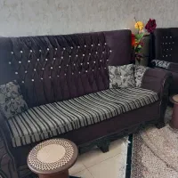 مبل ۹ نفره با میزجلو مبلی و عسلی|مبلمان خانگی و میز عسلی|سمنان, |دیوار