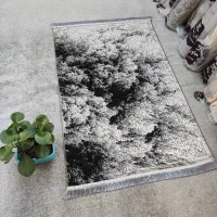 فرش پذیرایی نقرهای مشکی شیک کاشان۱/۵و۴و۶و۹و۱۲متری|فرش|تهران, بازار|دیوار