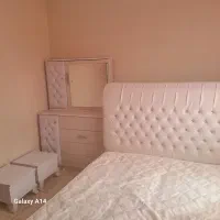 سرویس تخت خواب دونفره میز آرایش پاتختی با تشک