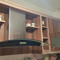 کابینت mdf طرح چوب به همراه ویترین|مصالح و تجهیزات ساختمان|تهران, خرمشهر|دیوار