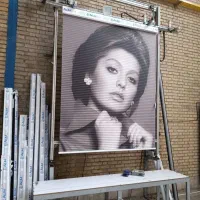 پرده زبرا تصویری ۳بعدی ۲مکانیزه کد۴۲۵