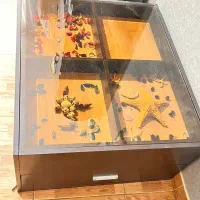 بوفه و میز چوبی در حد نو