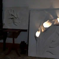 پنل گچی دکوراتیو|مجسمه، تندیس، ماکت|اهواز, پردیس|دیوار