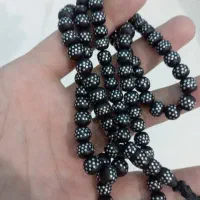 تسبیح سنگی عقیق شاه مقصود کشکول