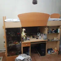 2عدد مجموعه تخت و میز کامپیوتر و دکور و کمد نوجوان