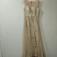 لباس مجلسی کاملا سنگ‌ دوزی