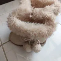 لباس یلدایی نو و پوتین بچگانه سایز26|کفش و لباس بچه|شاهین‌شهر, شهرک سایت|دیوار